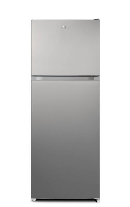 MIKA Fridge, 2 Door Top Mount Freezer Defrost, 138L, Inox Line